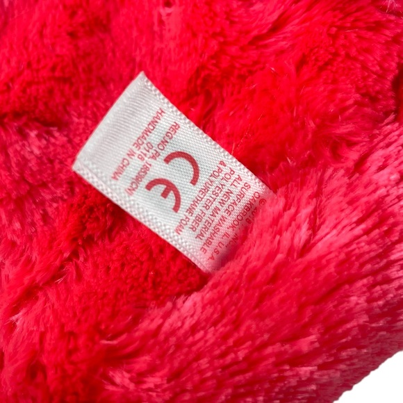 TY Gilda Flamingo Pink Plush Purse Shoulder-bag Groovy Inside Zipper Kitsch 10” - Picture 12 of 15